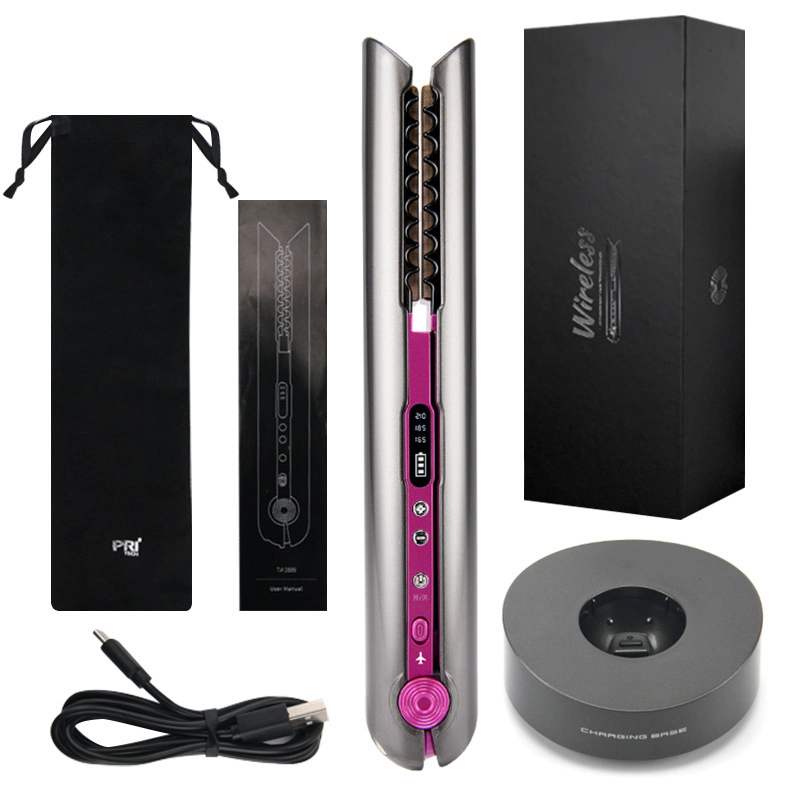 Wireless profesional personalizada plancha pelo Productos de Belleza Salon de piezas de equipos de enderezado