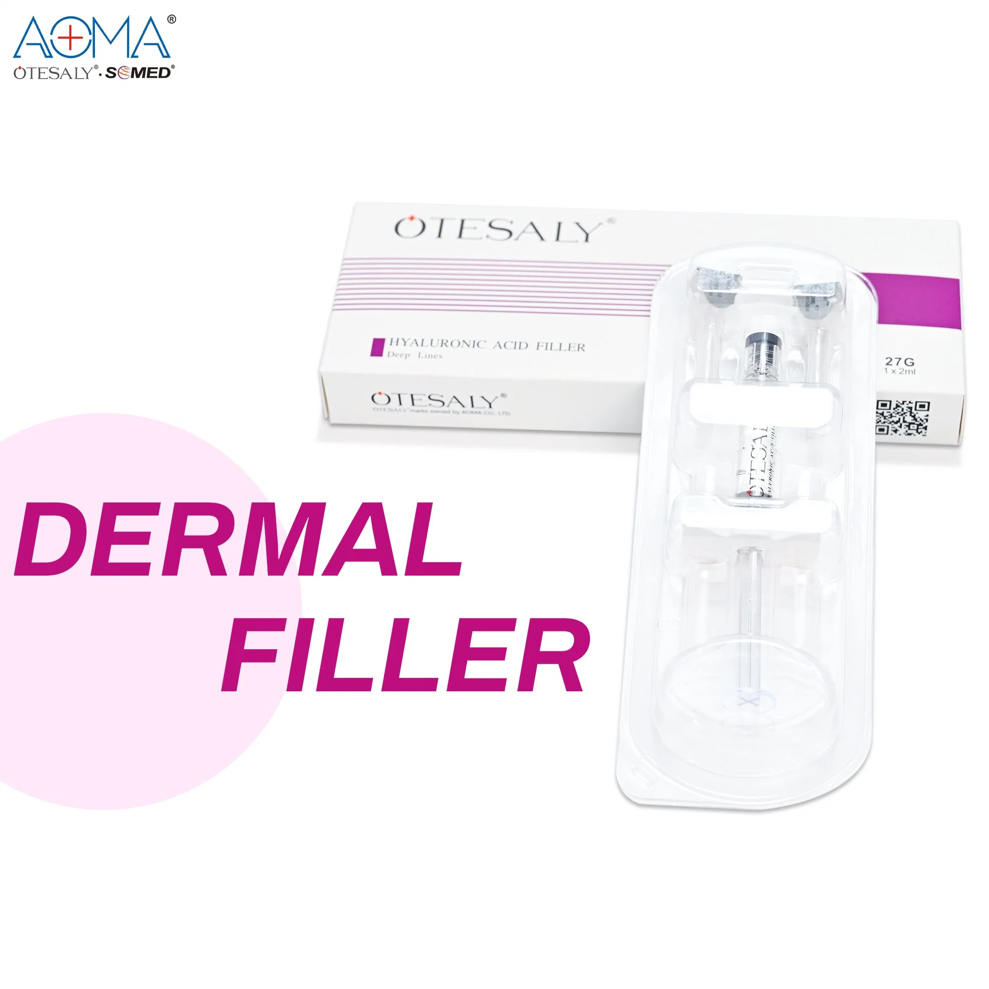 Otesaly 2 مل فتحة تعبئة خط عميق Gel Nasolabial طي حقن الحشو Ha LIP Filler Filler Hyaluronic Acid الحشو الجلدي القابل للحقن