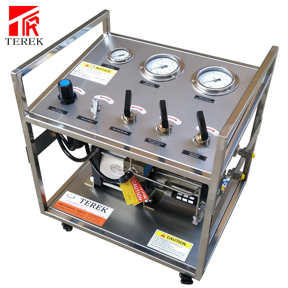 مضخة معزز غاز الأكسجين المدارة بالهواء اختبار المعدات الهيدروستاتية غاز البترول المسال ملء نقل LPG