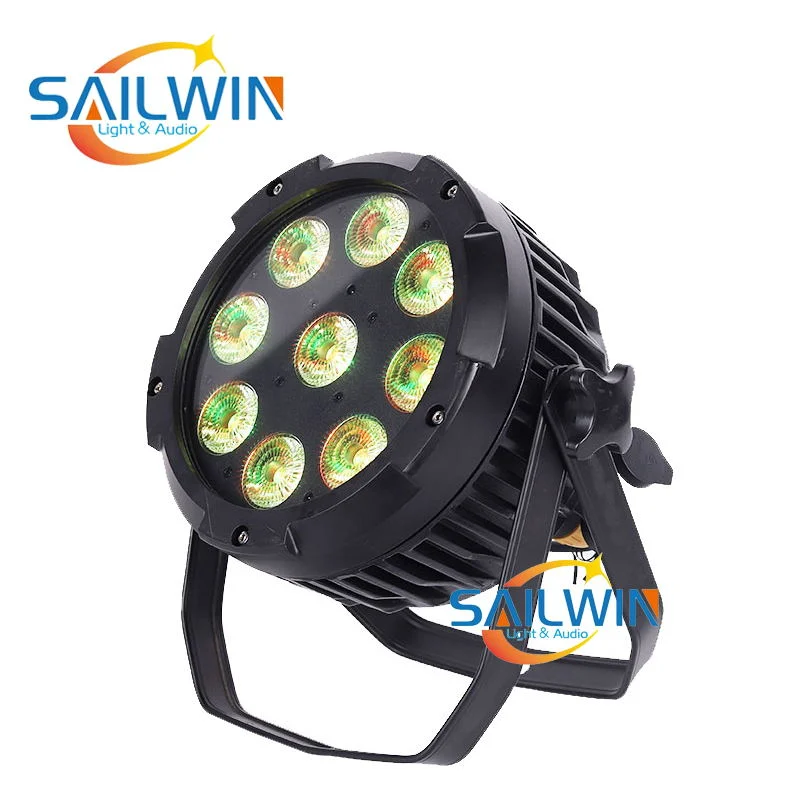 9*18W Aluminum LED PAR Projector Battery Powered DMX Stage Light