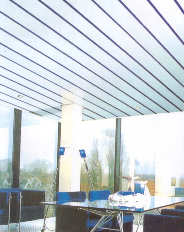 Corridor Decorative Aluminum Linear Ceiling Metal Suspended Strip Baffle False Ceiling Design for Home Office Airport