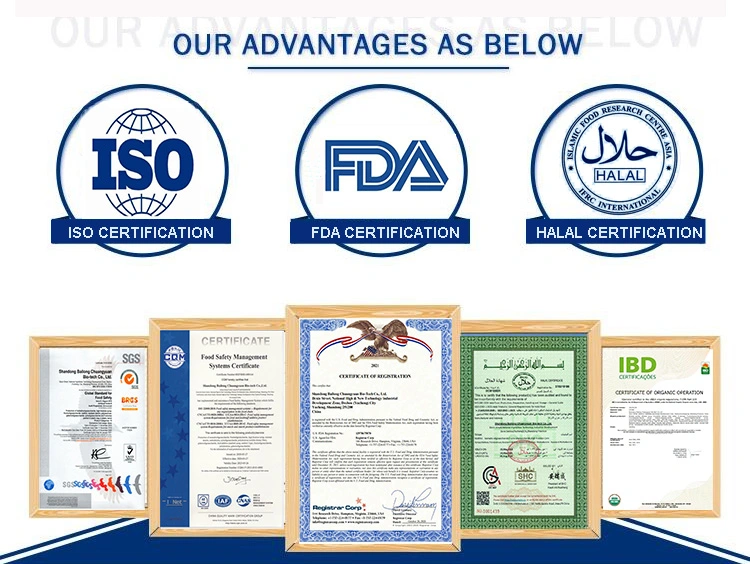 Comida saudável ingredientes açúcar funcional solúvel em água de fibra alimentar dextrina resistente