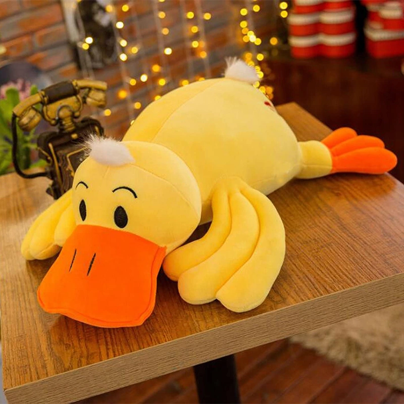 Lindo personalizados Super suave Peluche Pato Juguetes Juguetes de Peluche Almohada