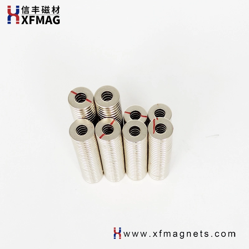 Nickel Neodymium Magnetic Permanent Rare Earth Strong Customized NdFeB N40sh Magnet