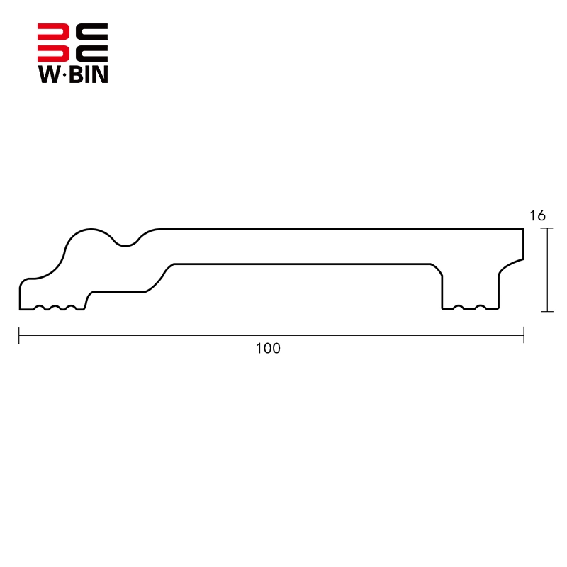 2023 100 * 15 mm placa de rodapé PS de alta qualidade Acessórios para pavimentos de placa base
