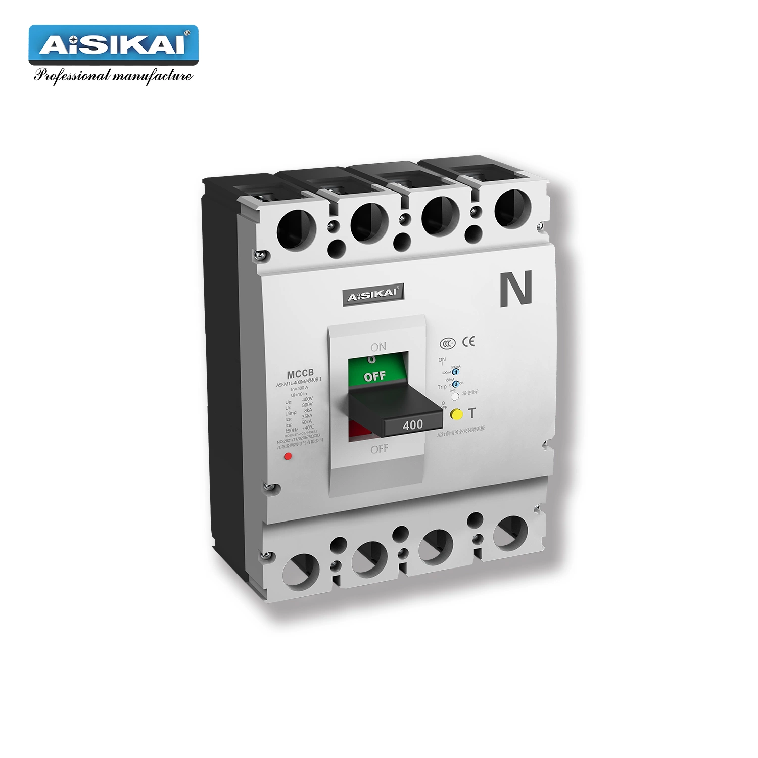 Good Quality Electronic Circuit Breaker 100A 3p Ce