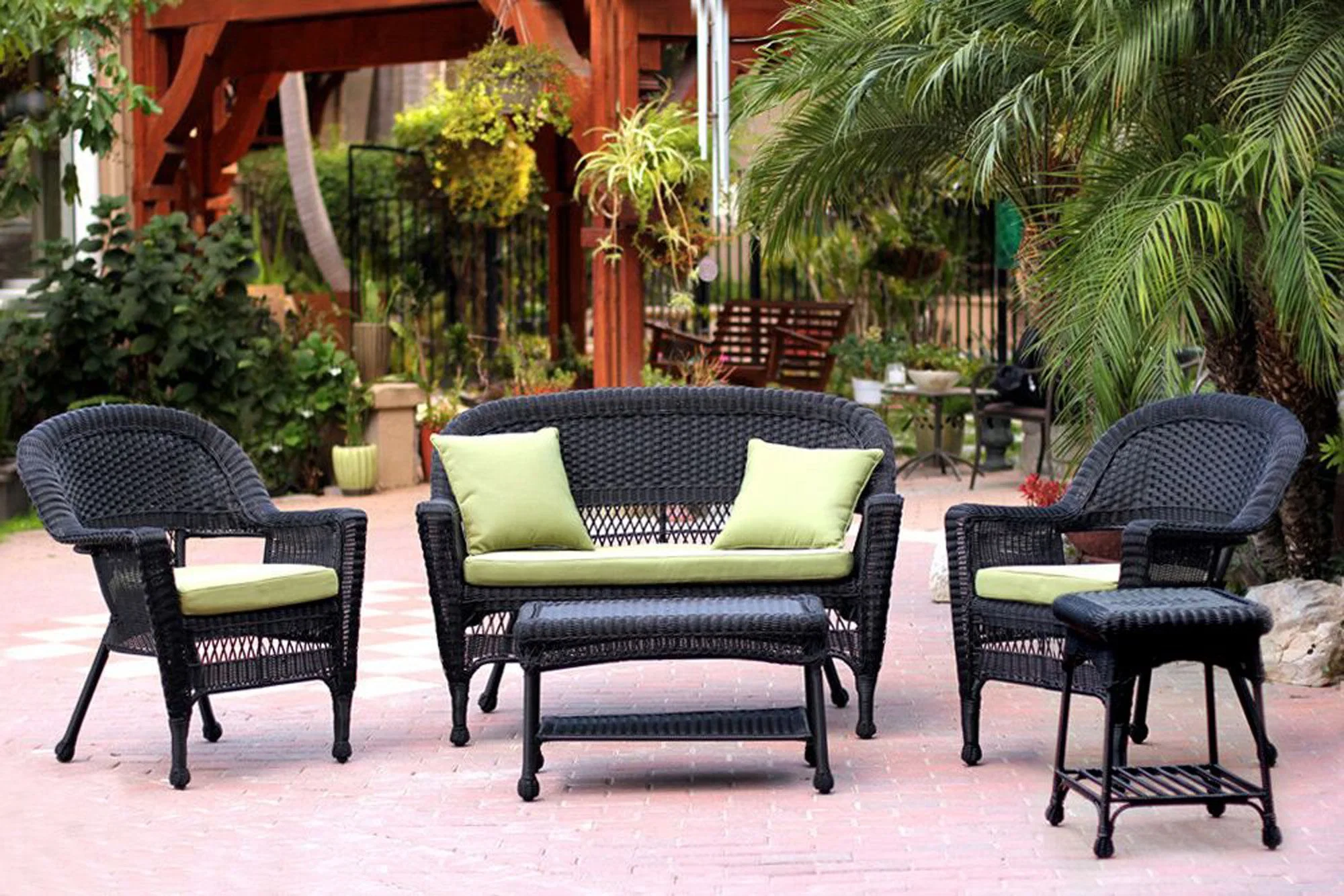 Ocio casual de promoción de muebles de exterior jardín Casa conjunto mimbre Rattan