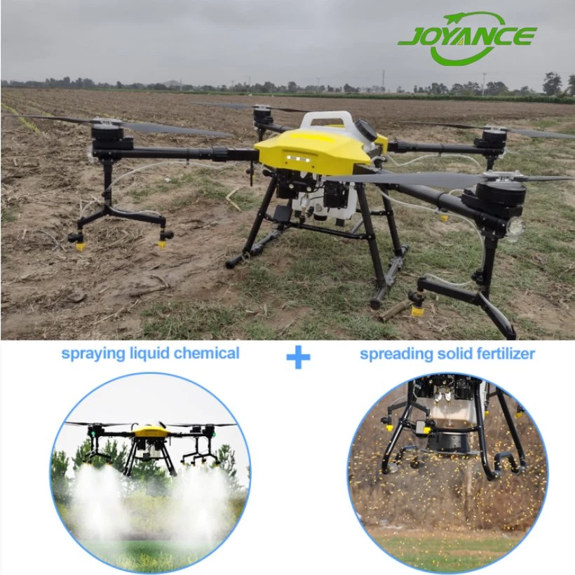 Plant Protection Agricultural Spraying Herbicides Crop Fumigation Sprayer Drone for Mud Fields