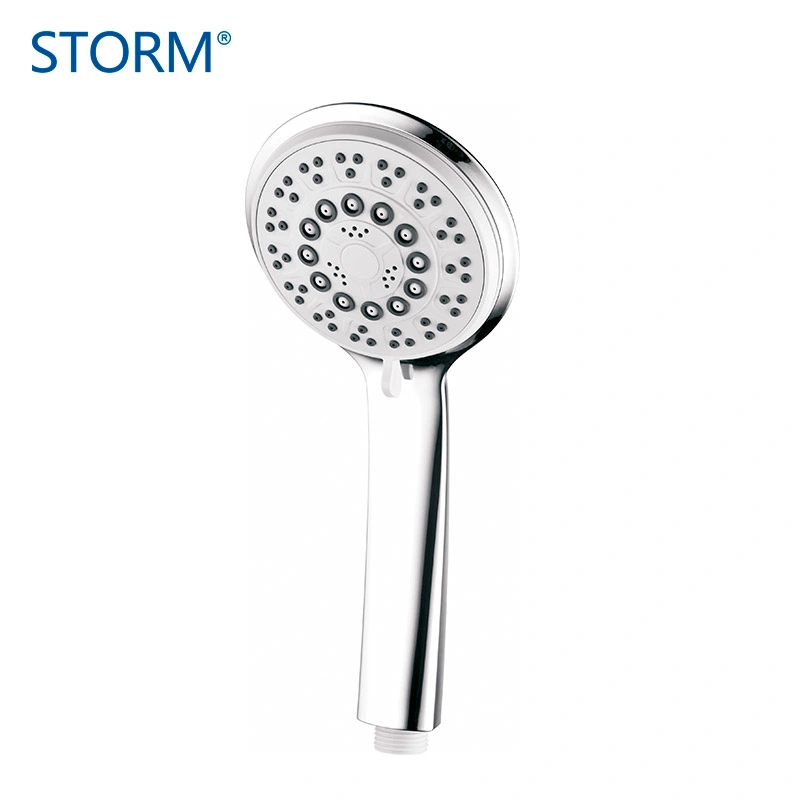 Bathroom Faucet Sliding Bar Multi Functions Hand Held Shower Circular Nozzle Rail Shower Set