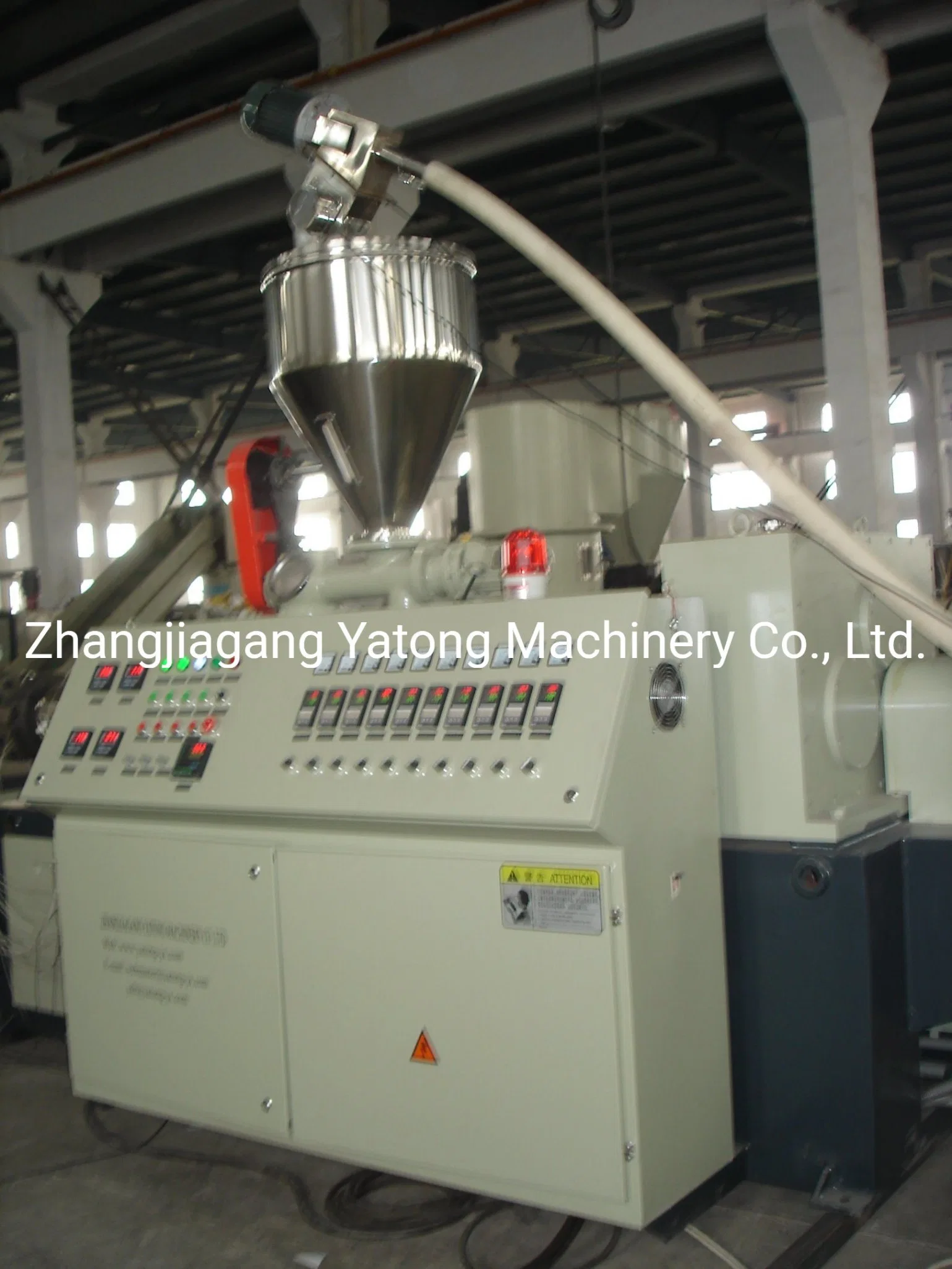 Yatong Wood Plastic Profile Extrusion Line with Film Packing