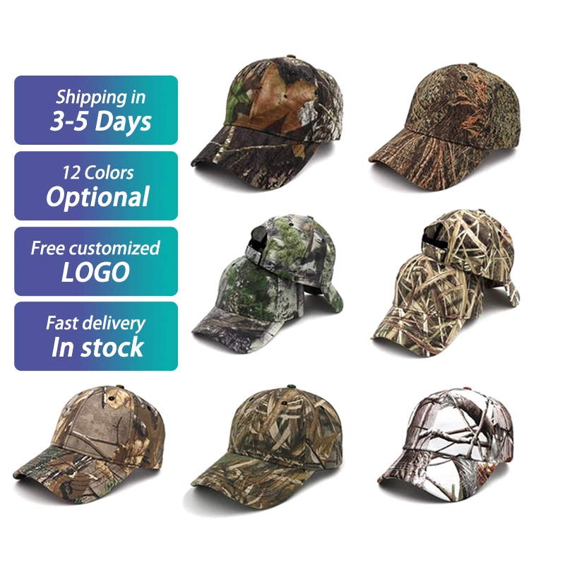 Estilo militar Camuflaje Baseball Cap Multicam Camo Cap a medida Camo Gorra táctica