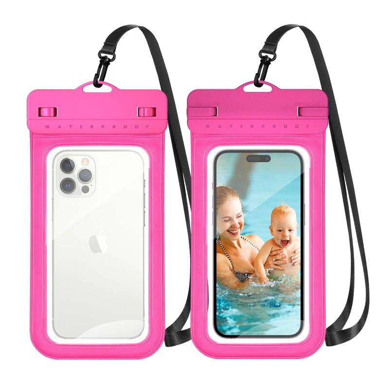 Universal PVC Waterproof Mobile Phone Bags for iPhone for Samsung Clear Waterproof Phone Case