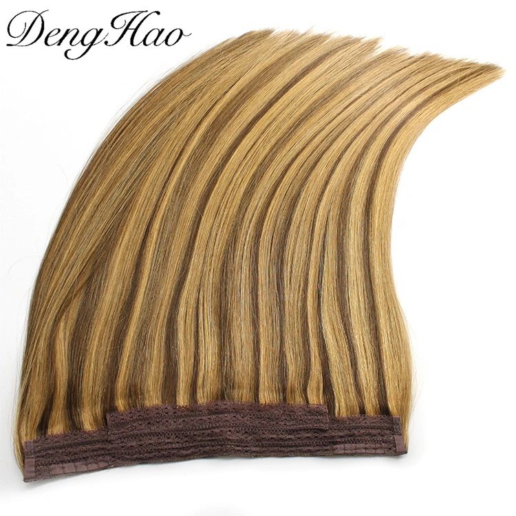 Double Drawn Hair Extensions Newly Hair Extention Peruvian Wholesale/Supplier Price Halo Hair Extension