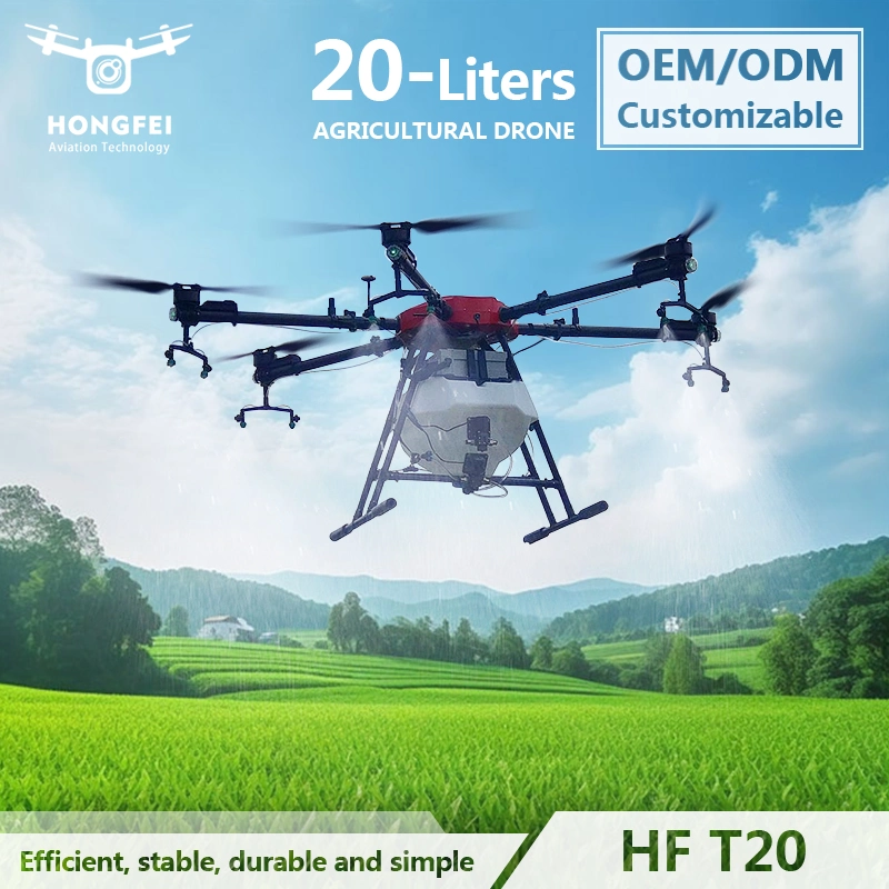 Professional 20L Agriculture Atomization Seed Spreader Drone Multiple Sizes Agricultural Spraying Uav Multi-Rotor Dron Agricola