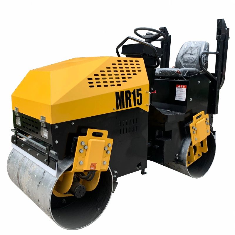 Chino Fabricante 1,5ton ruedas dobles Asphalt Vibratory Road Roller