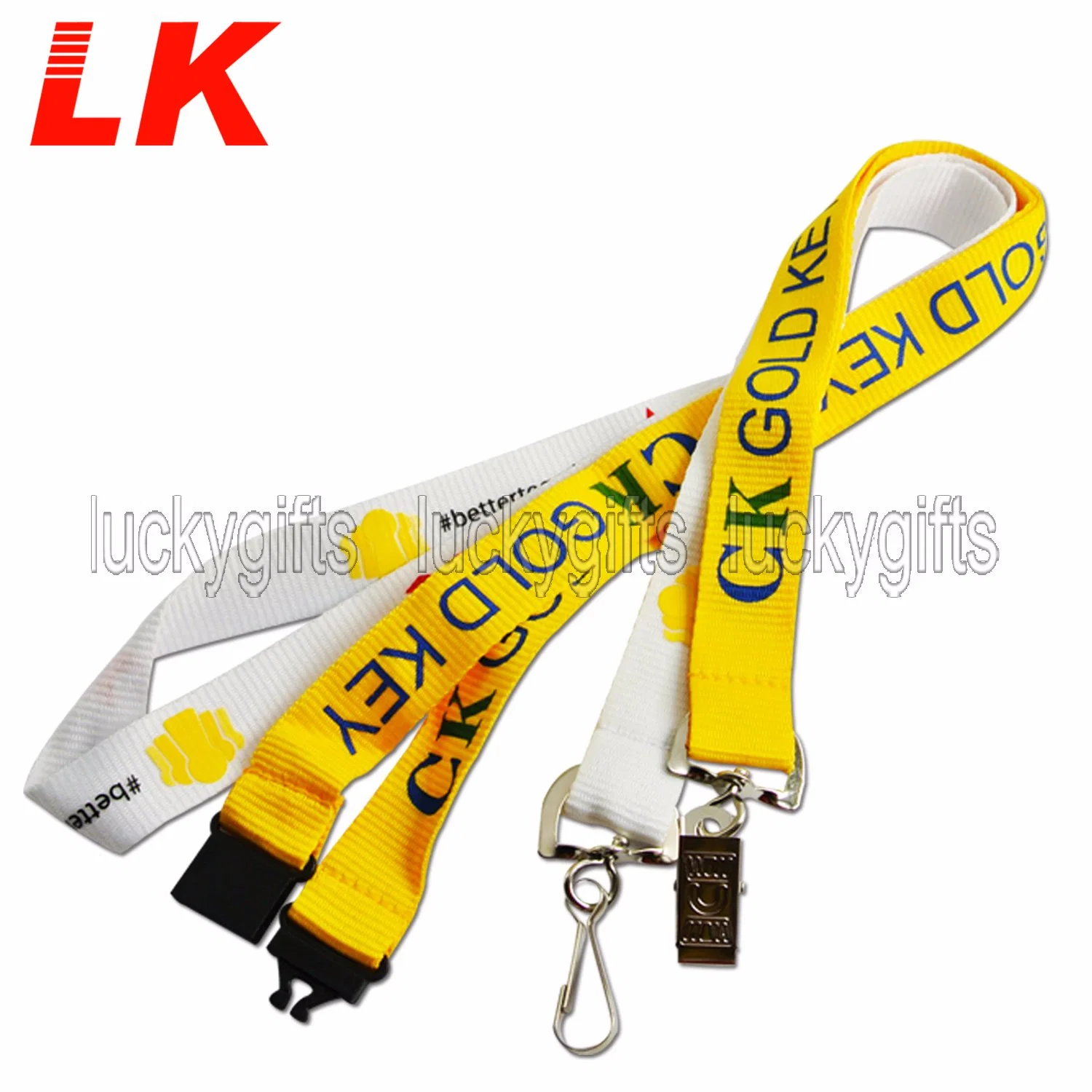 High quality/High cost performance  Custom Screen Printing Breakaway Lanyards