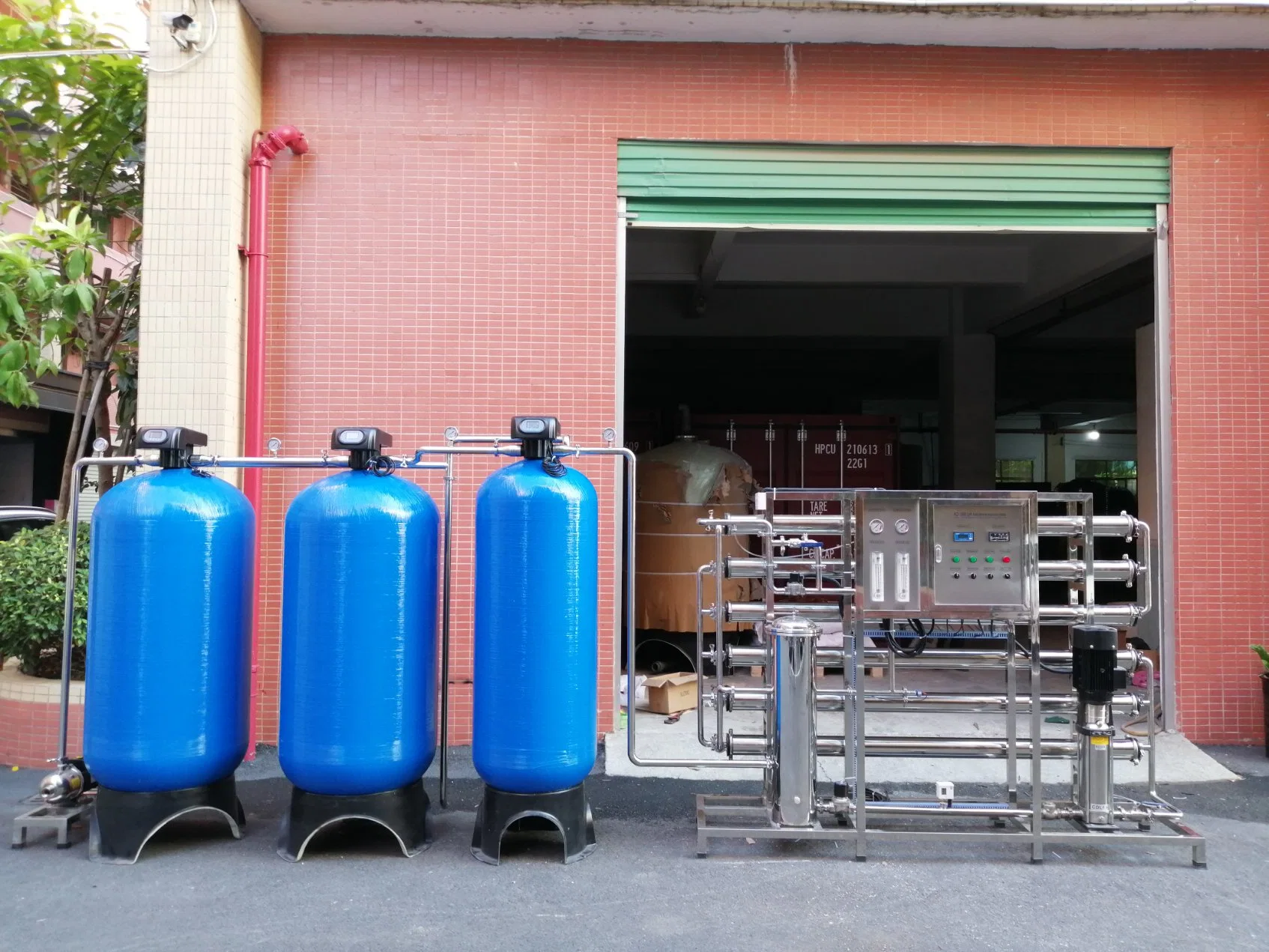 3000L/H Reverse Osmosis Deionized RO System for Cooling Tower Water Supply/Recycling System