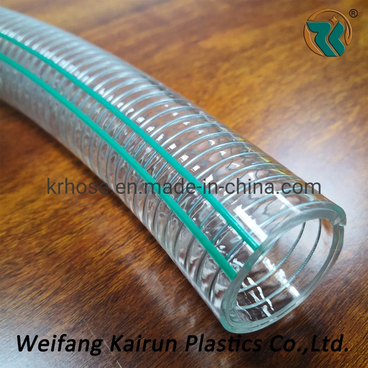 Industrial Clear Plastic PVC Tubing Steel Wire Reinforced PVC Tube Pipe Hose for Water Transfer