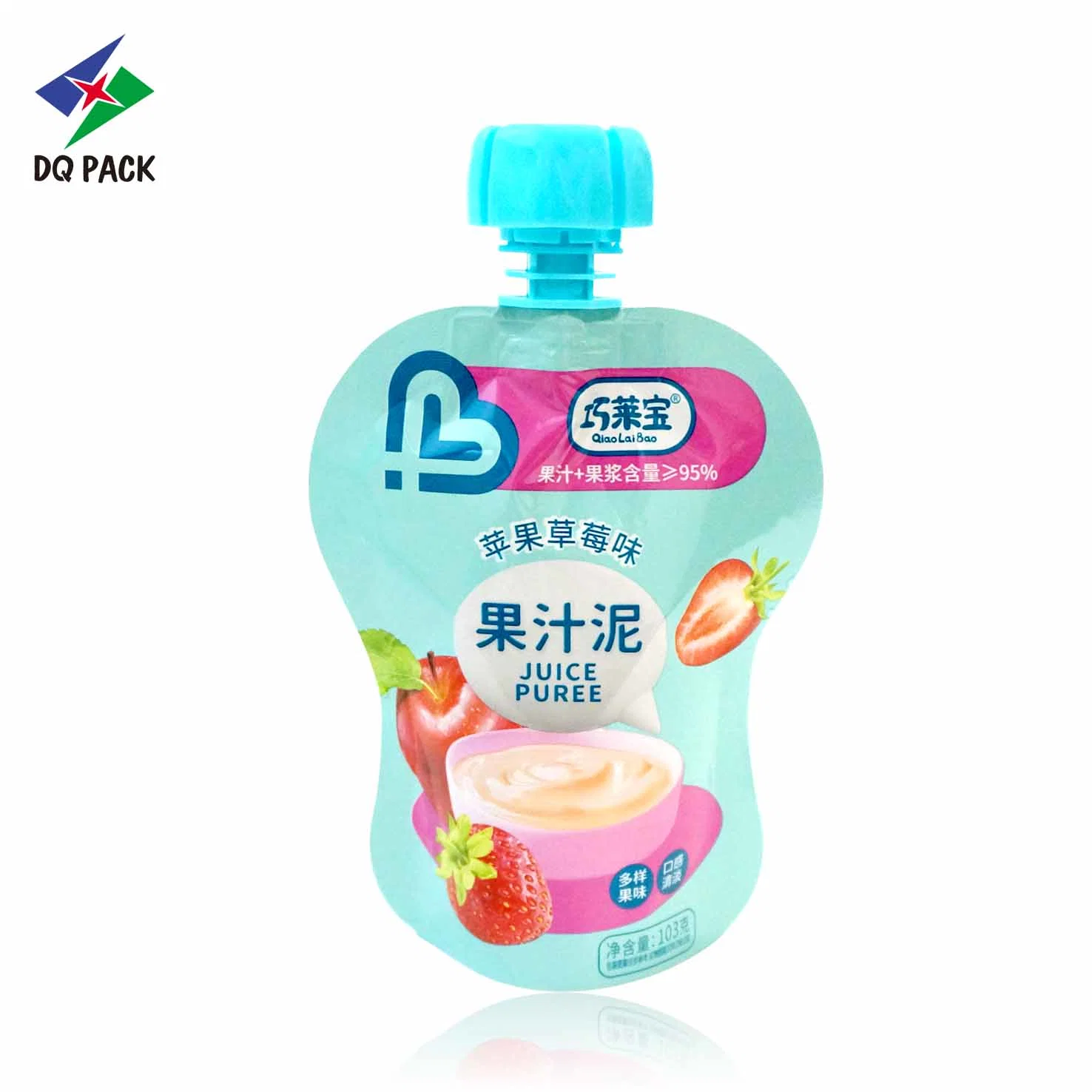 Wholesale/Supplier Eco-Friendly Food Grade Juice Yogurt Packaging Stand up Spout Pouch for Packaging Liquid Food Plastic Bag Pouch