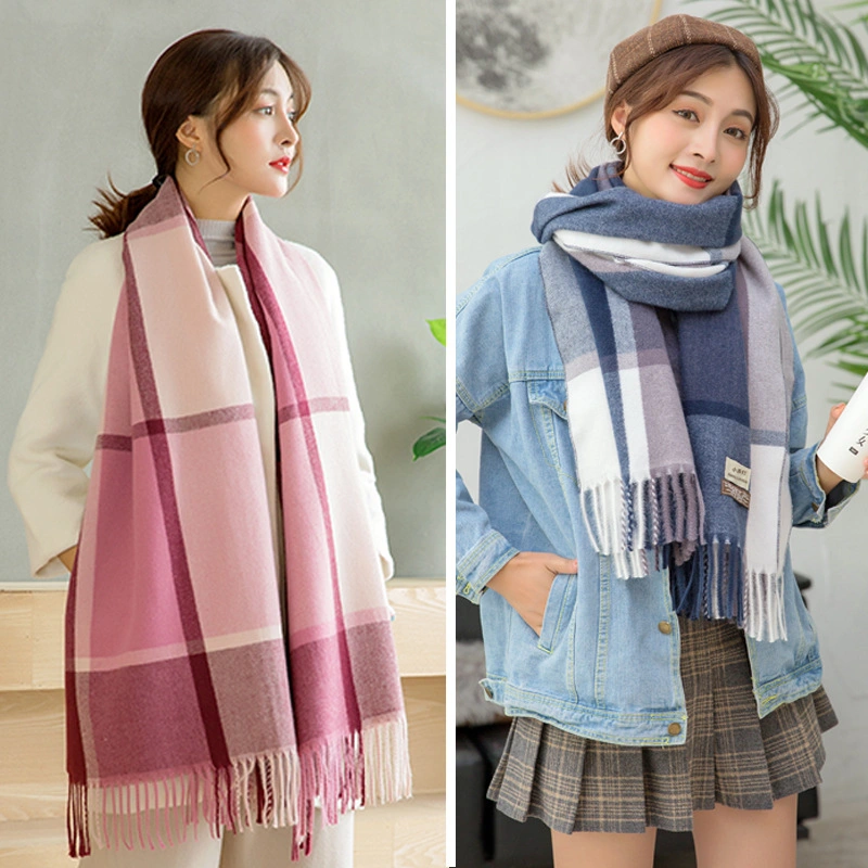 High quality/High cost performance  Apparel Fashion Lady Thick Warm Woven Cashmere Unisex Long Scarf