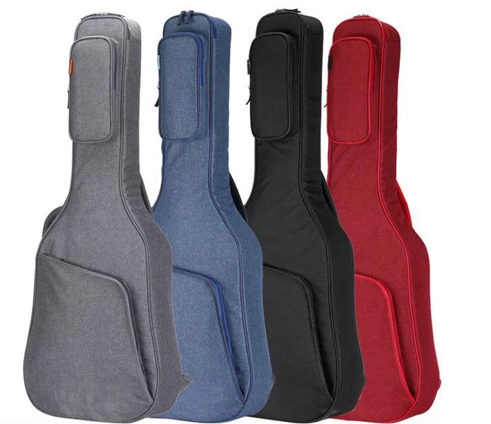 Bolsa de guitarra buena calidad Doble Straps12mm relleno instrumento musical impermeable