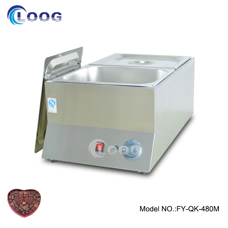 Double Tanks Stainless Steel Chocolate Warmer Machine Chocolate Melting Tanks Electric Chocolate Tempering Machine