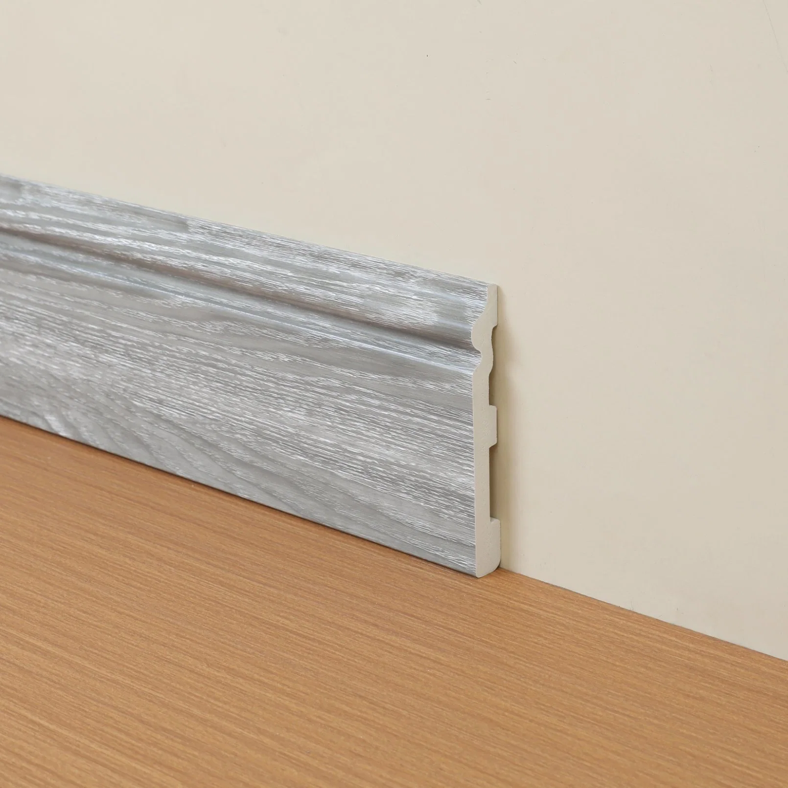 White Primed Wood Waterproof Pine Baseboard Cover MDF Baseboards Wall Moulding Flexible MDF Skirting Board