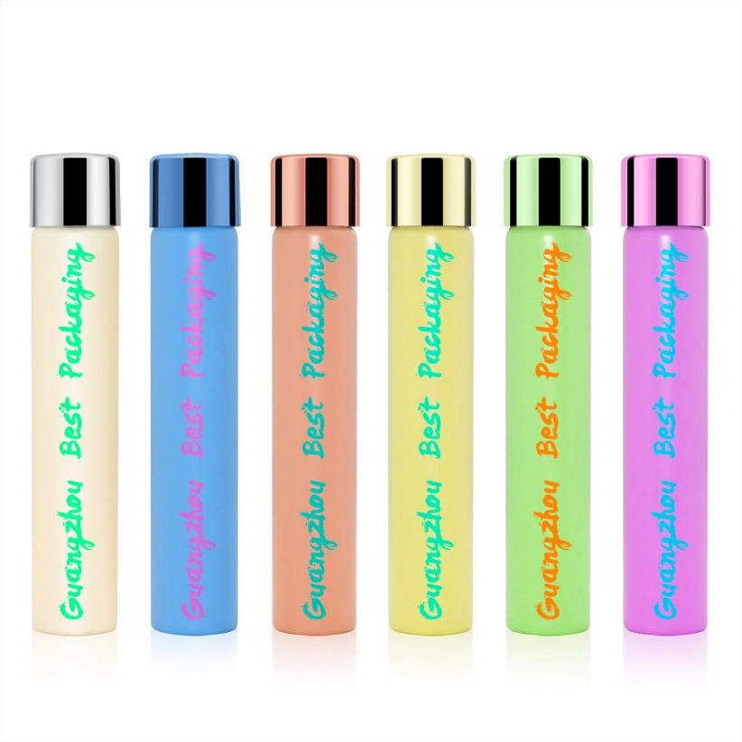 Custom Logo Label 98mm 109mm 116mm 120mm Child-Resistant Lid Packaging Preroll Tubes