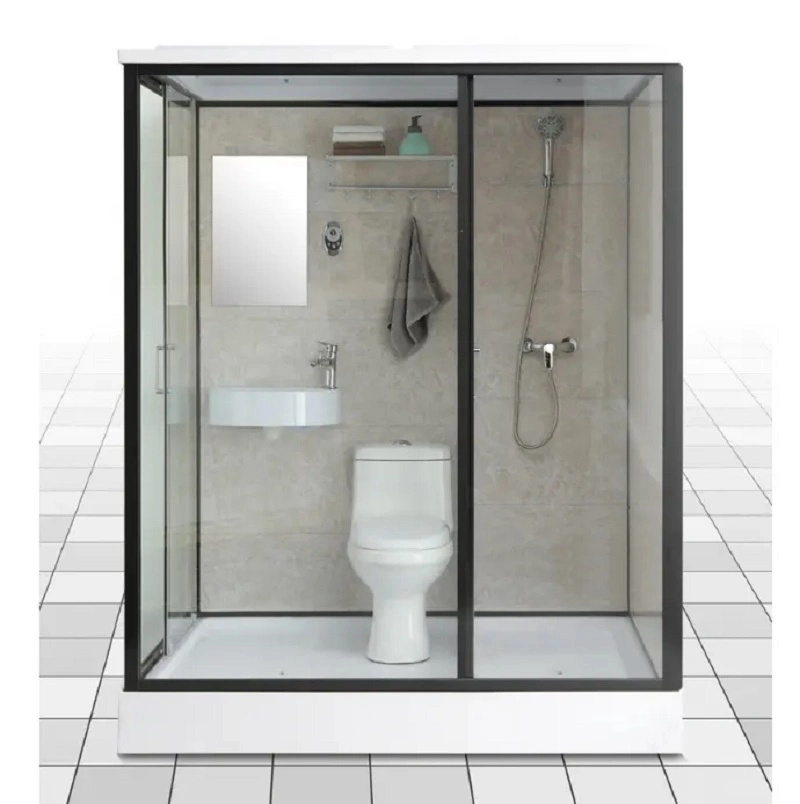 كابينة من الفولاذ المقاوم للصدأ دش الصين 900 مم مربع فاخرة دش غلاف تصميم جديد مخصص للموردين أحواض استحمام فاخرة محمولة وحمامات دش غرفة