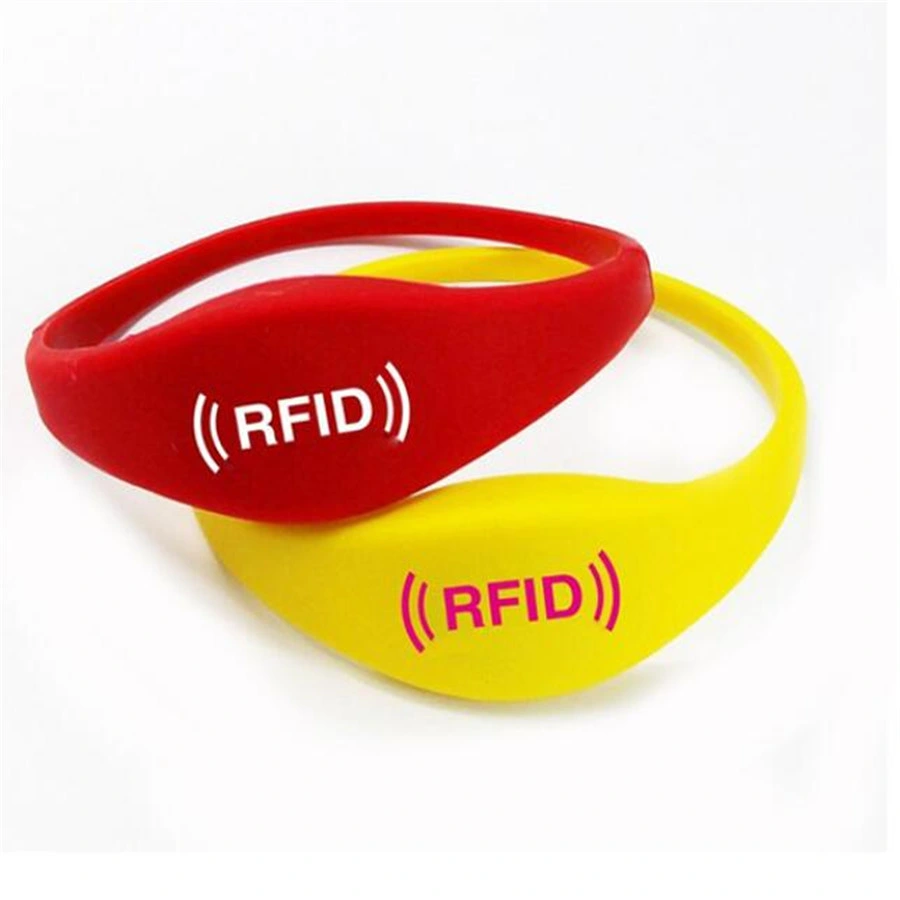 Custom RFID NFC Silicone Wristband Tags Hotel Key Card for Hospital