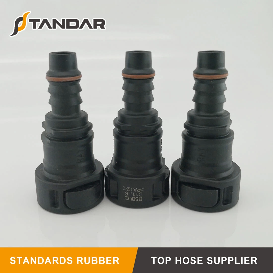 ID 11.8mm Fuel Quick Connector for Auto Rubber Nylon Fuel Line Hose