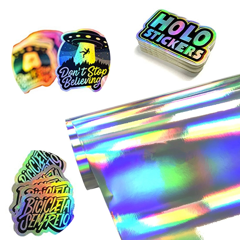 SINOVINYL Holo Sticker Eco Solvent Printing Chrome Laser Holographic Printable Vinyl