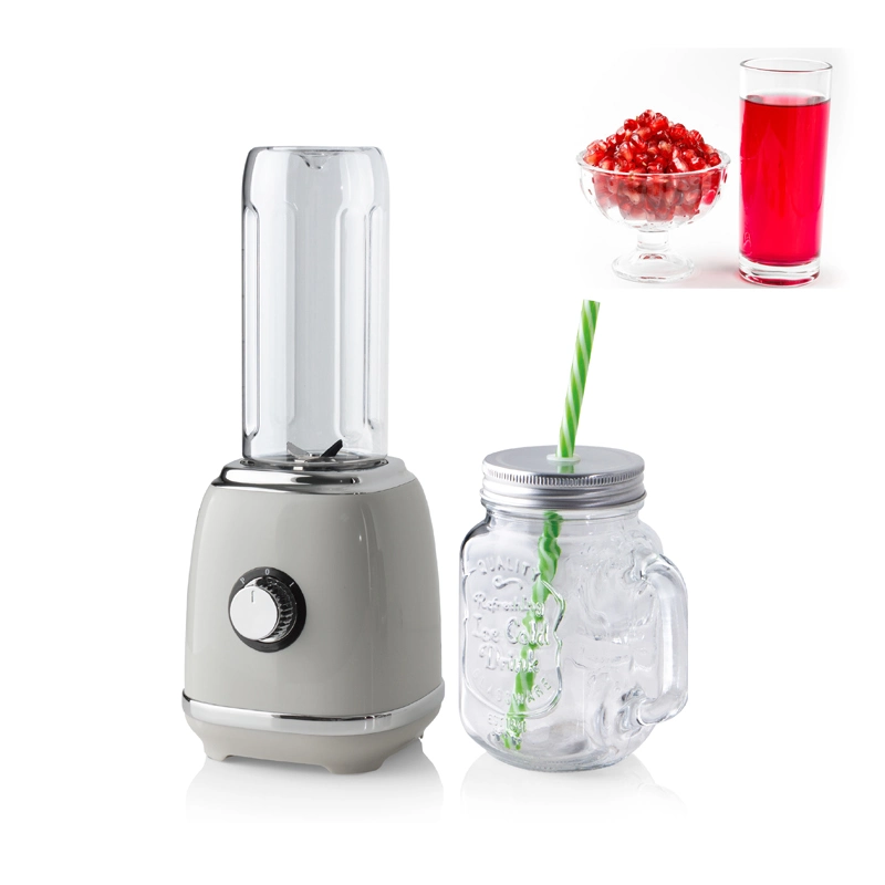 300W Travel Juicer Mixer Grinder Compact Food Processor Mill Soft Fruit BPA-Free Mini Personal Blender for Shakes Fruit Vegetables and Baby Food