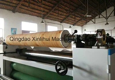 Woodworking Automatic Paper Sticking Machine/ Woodworking Double Side Paper Laminating Line/ Wood Surface Decorating Machine