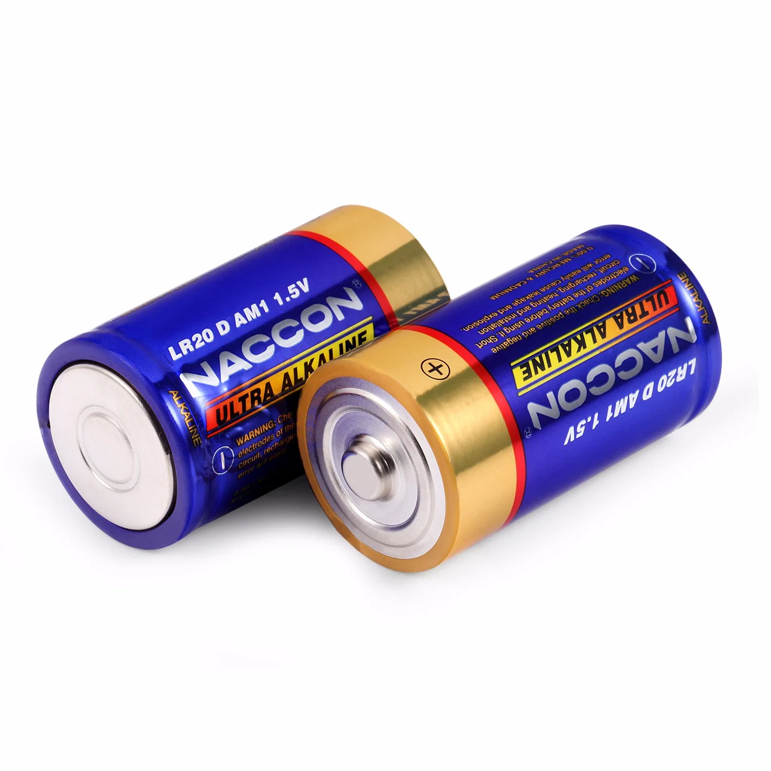 Pilhas alcalinas LR20 Tamanho D 1,5V Bateria Seca Primário