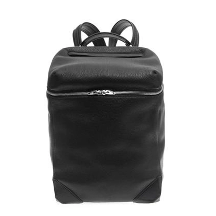 OEM haut de gamme en cuir pleine fleur noir sacoche pour ordinateur portable sac à dos de l'école