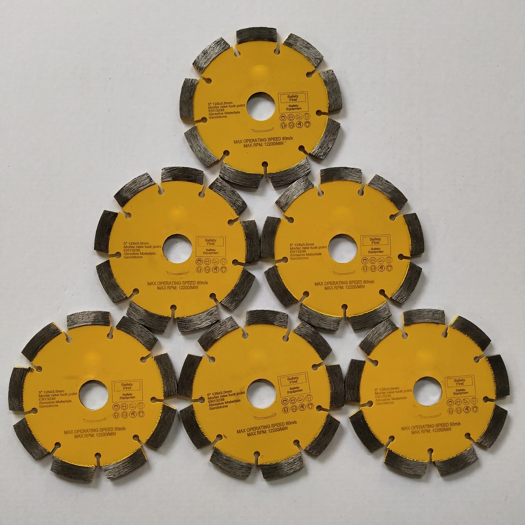 125mm Wet or Dry Cutting Laser Welded Tuck Point Diamond Saw Blade for Hard Concrete