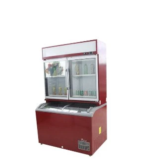 Supermarket Commercial Display Portable Refrigerator and Freezer