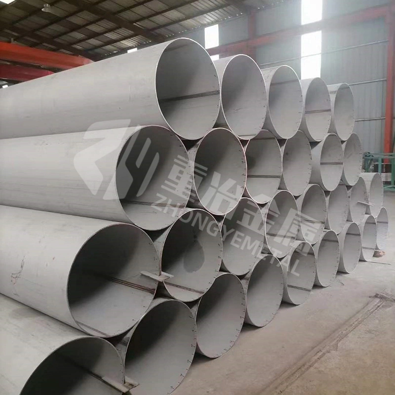 for Machinery-Manufacturing Welded Circular Pipe 304/316 Industrial Large-Diameter Stainless Steel Welded Tube