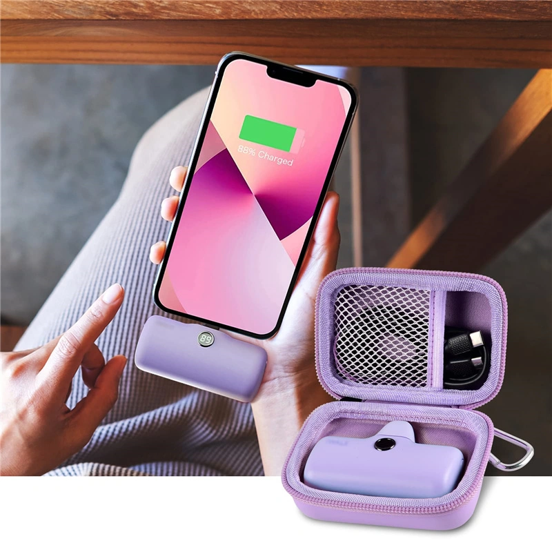 Portable Carrying Case for Iwalk Charger Power Bank 4500/ 4800mAh. Charging Battery Pack Holder Storage for Linkpod Mini for iPhone 13/ 12/ 11/ PRO Max