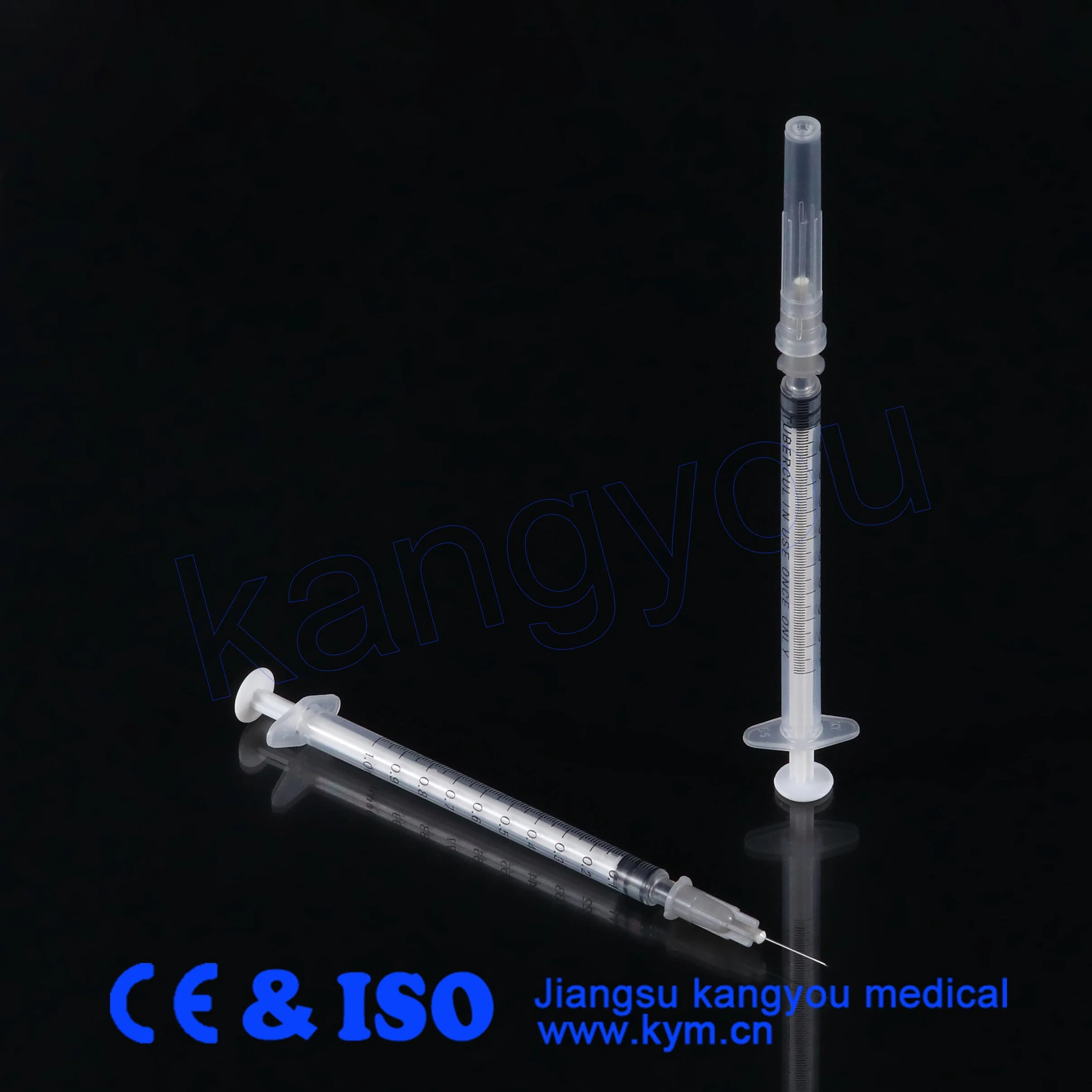 China Großhandel/Lieferant medizinische Instrument sterile hypodermische 3-teilige Spritzen mit Nadeln Luer Slip und Luer Lock