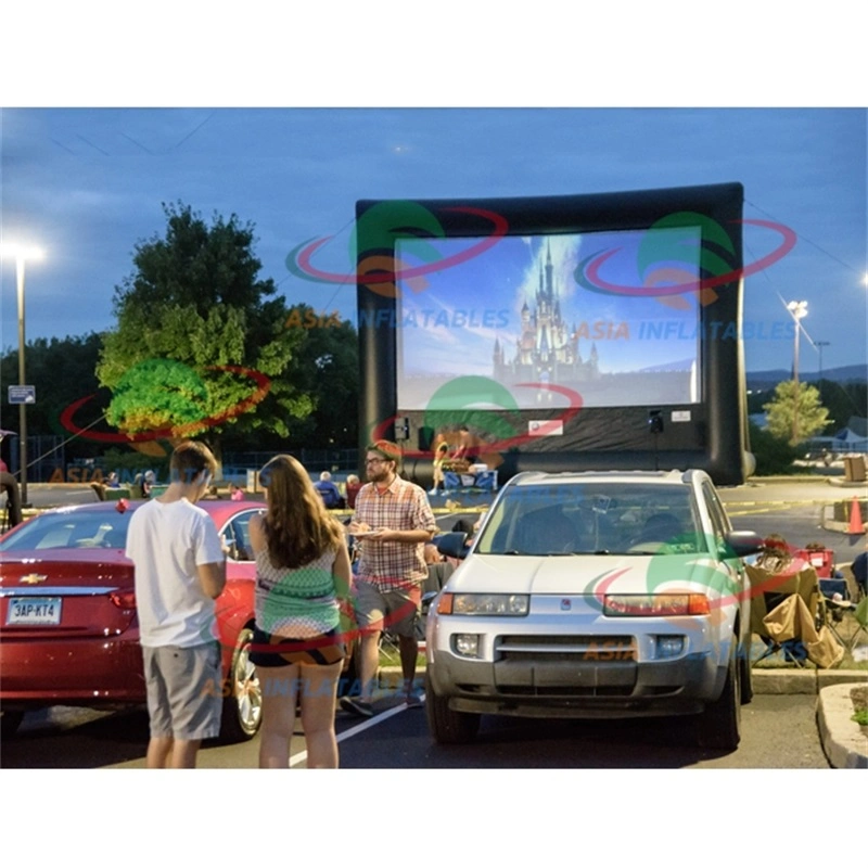 Blow up 40FT Instant Cinema TV Projector Outdoor Air Inflatable Movie Screen