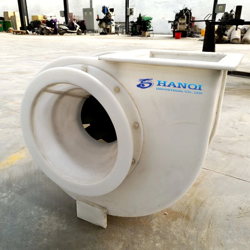 Laboratory PP Anti-Corrosion Plastic Centrifugal Fan 220V Ventilation Cabinet Fan Impeller Low Noise Centrifugal Fan