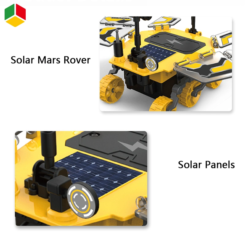 QS Wholesale New Children's Science Education Toys Fun Science Experiment Tecnología de juguete de DIY pequeña producción de vapor Solar Rover Toy