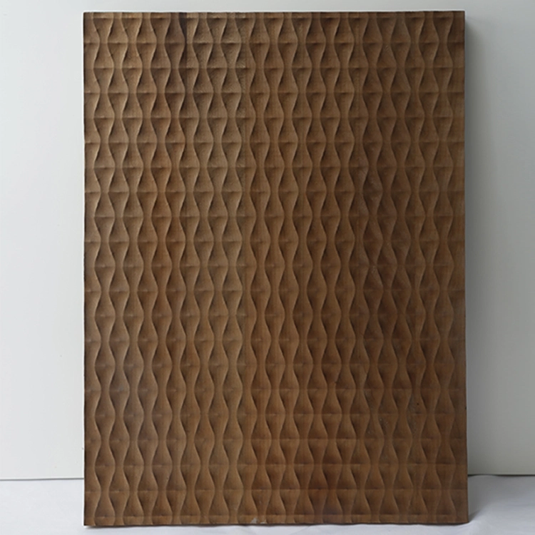 Mumu Hot Sale Indoor Sound-Absorbing Material Hexagon Walnut Slat Wall Panel