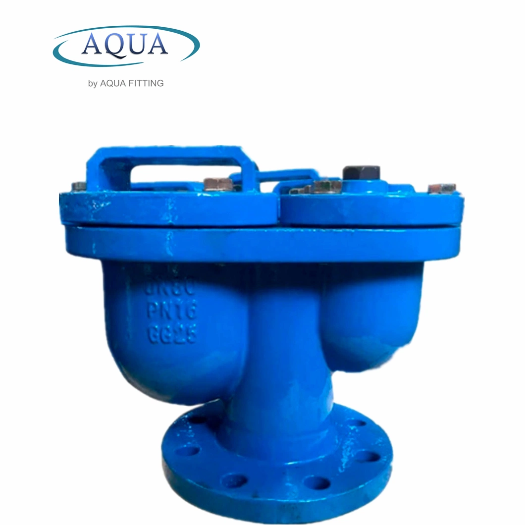 Fusion Bonded Epoxy DN100 Pn16 Ductile Cast Iron Automatic Double Orifice Air Release Valve for Water
