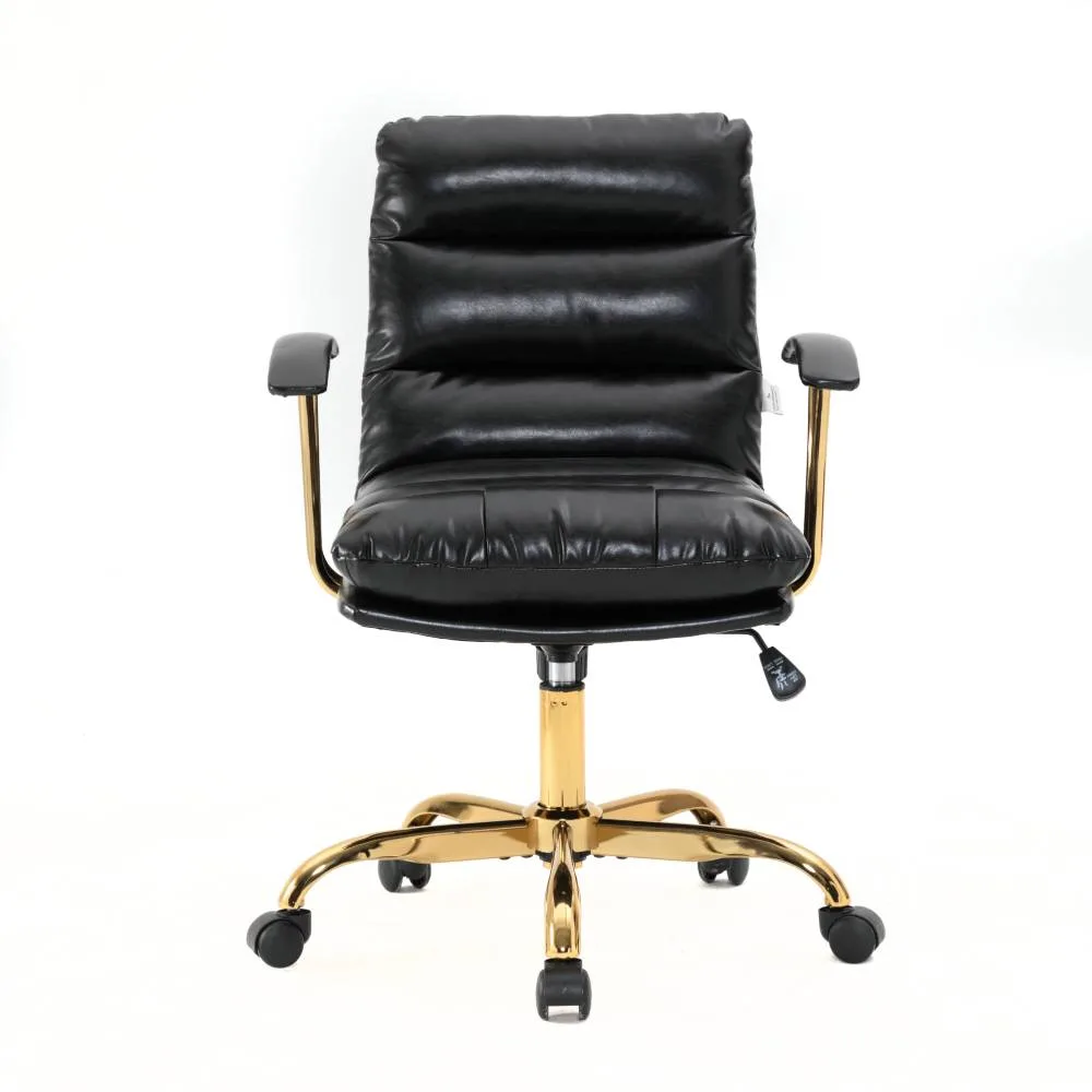 Cadeira de mesa de escritório preta cadeira de computador cadeira de escritório confortável.