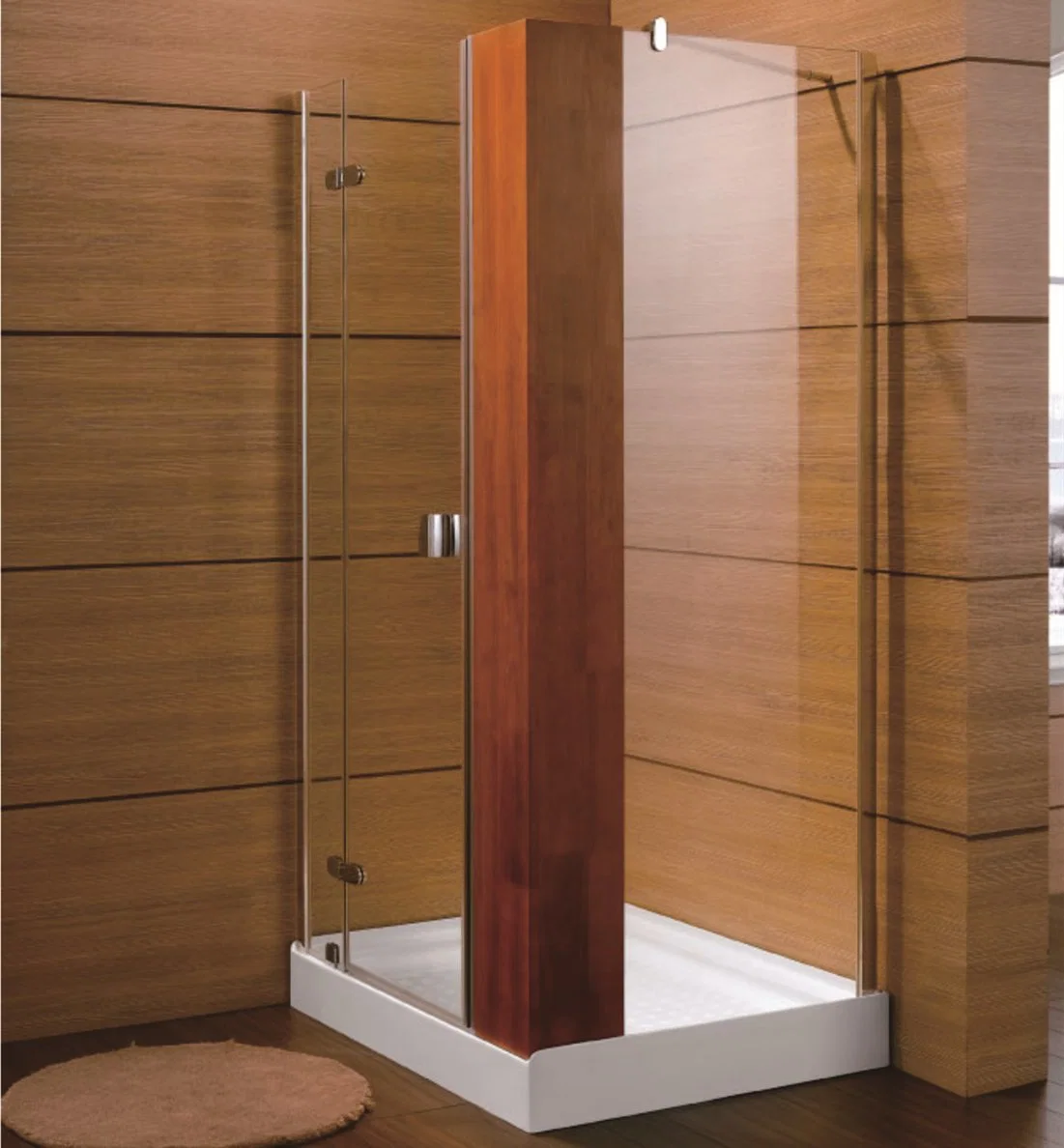 Bathroom Enclosures Hinges 10 mm Tempered Glass Door Shower Room