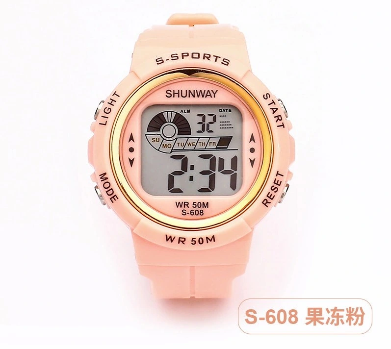 Montre électronique Waterproof Junior High School Etudiant regarder les sports pour enfants Mode