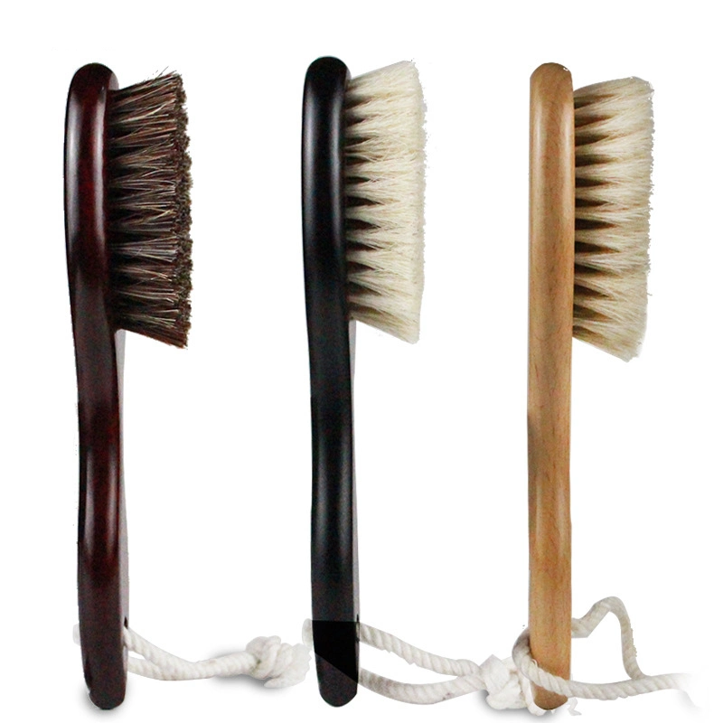 Customize Logo Men Shaving Brush Wood Beard Hair 100% Boar Bristle Whiskers Brushes Wholesale/Suppliers Barber Wooden Handle Neck Duster